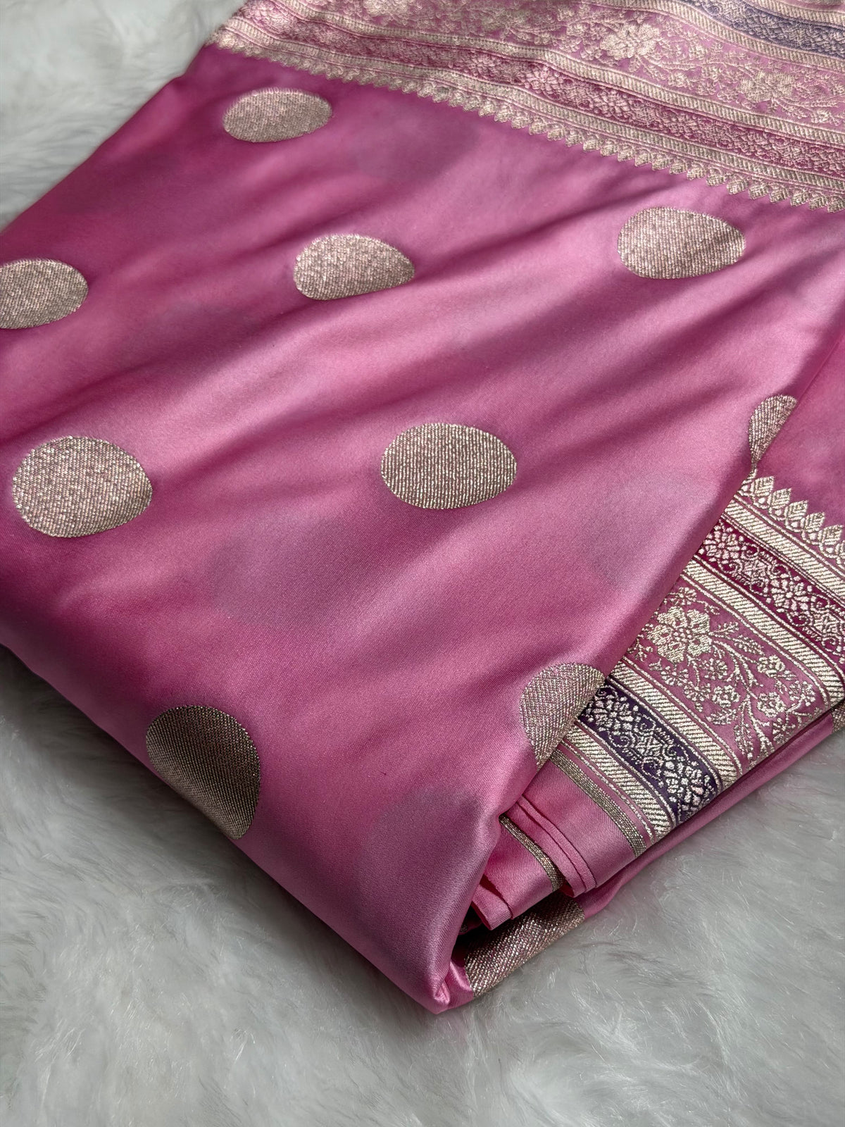 Baby Pink Shade With Polka Dota  Booti MCS107