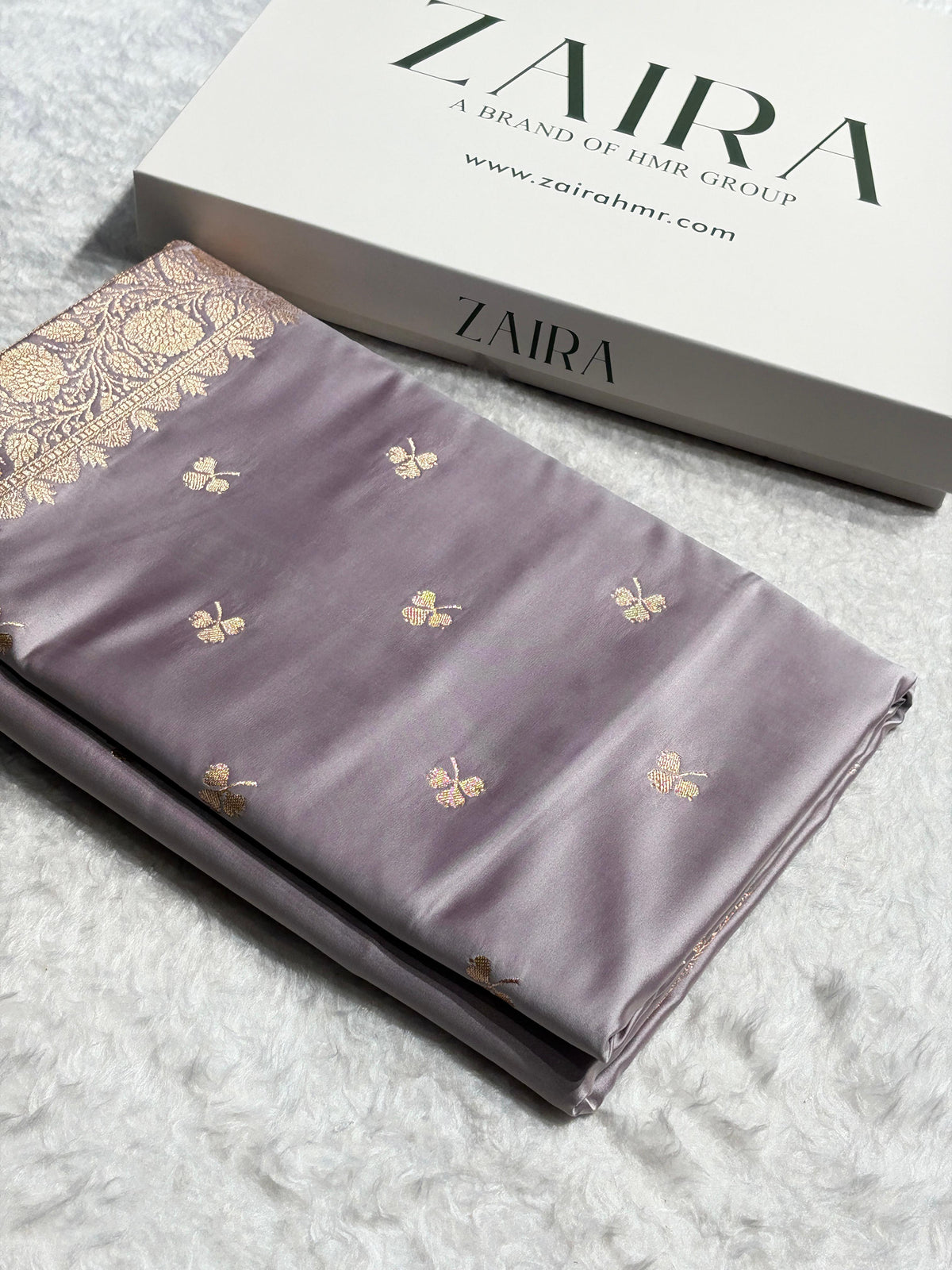 Banarasi Grape Booti Katan Silk Saree SK09