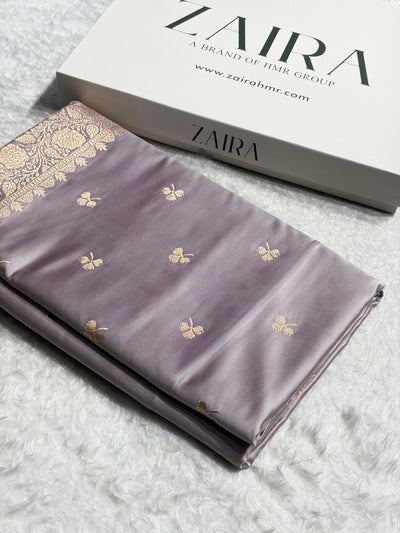 Banarasi Grape Booti Katan Silk Saree SK09