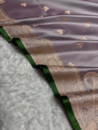 Banarasi Grape Booti Katan Silk Saree SK09
