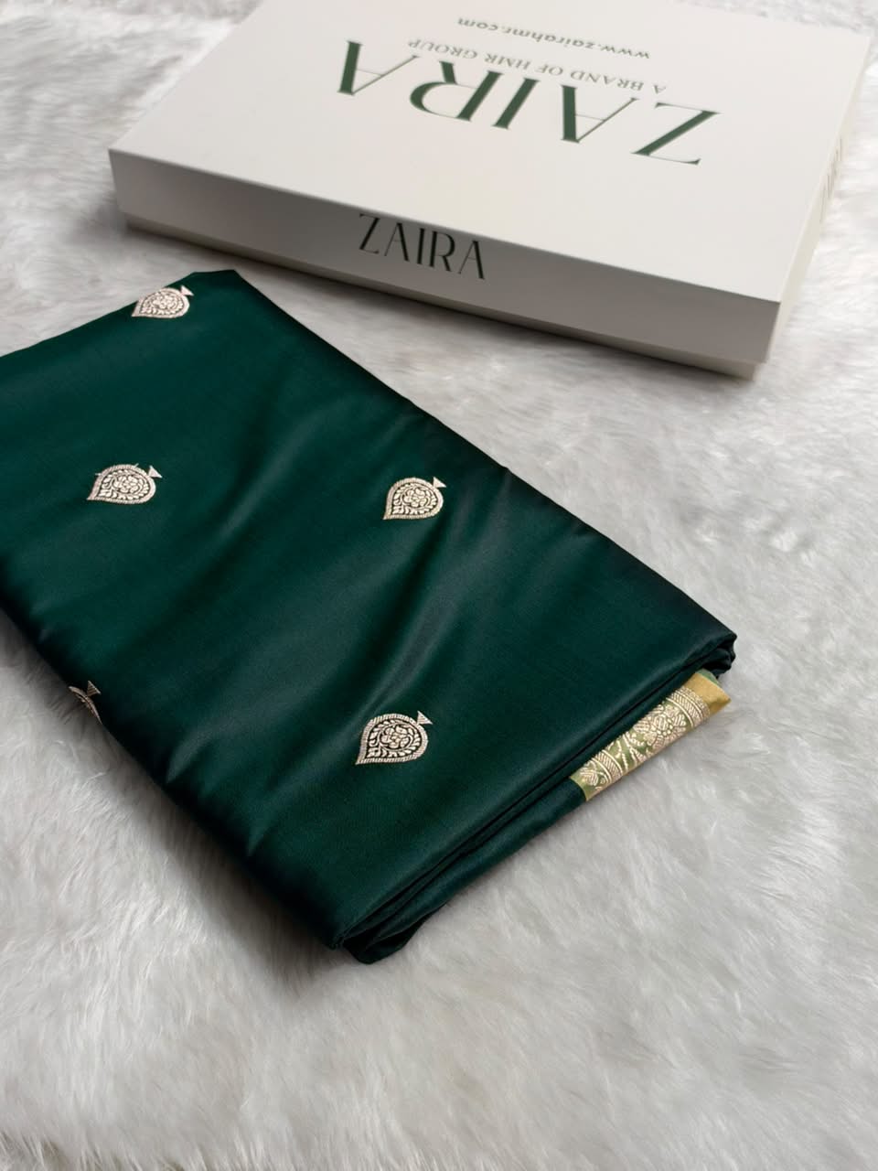 Contrast Dark Rama Green / Olive Green Shade Banarasi Booti Pattern Mashru Silk Saree MSM-140 (Copy)