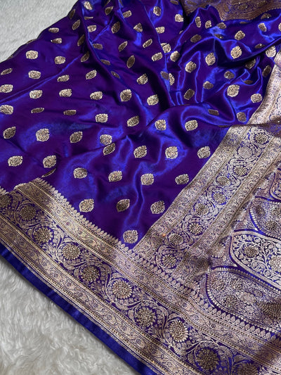 Purple Boota With Swarovski Work BSS03
