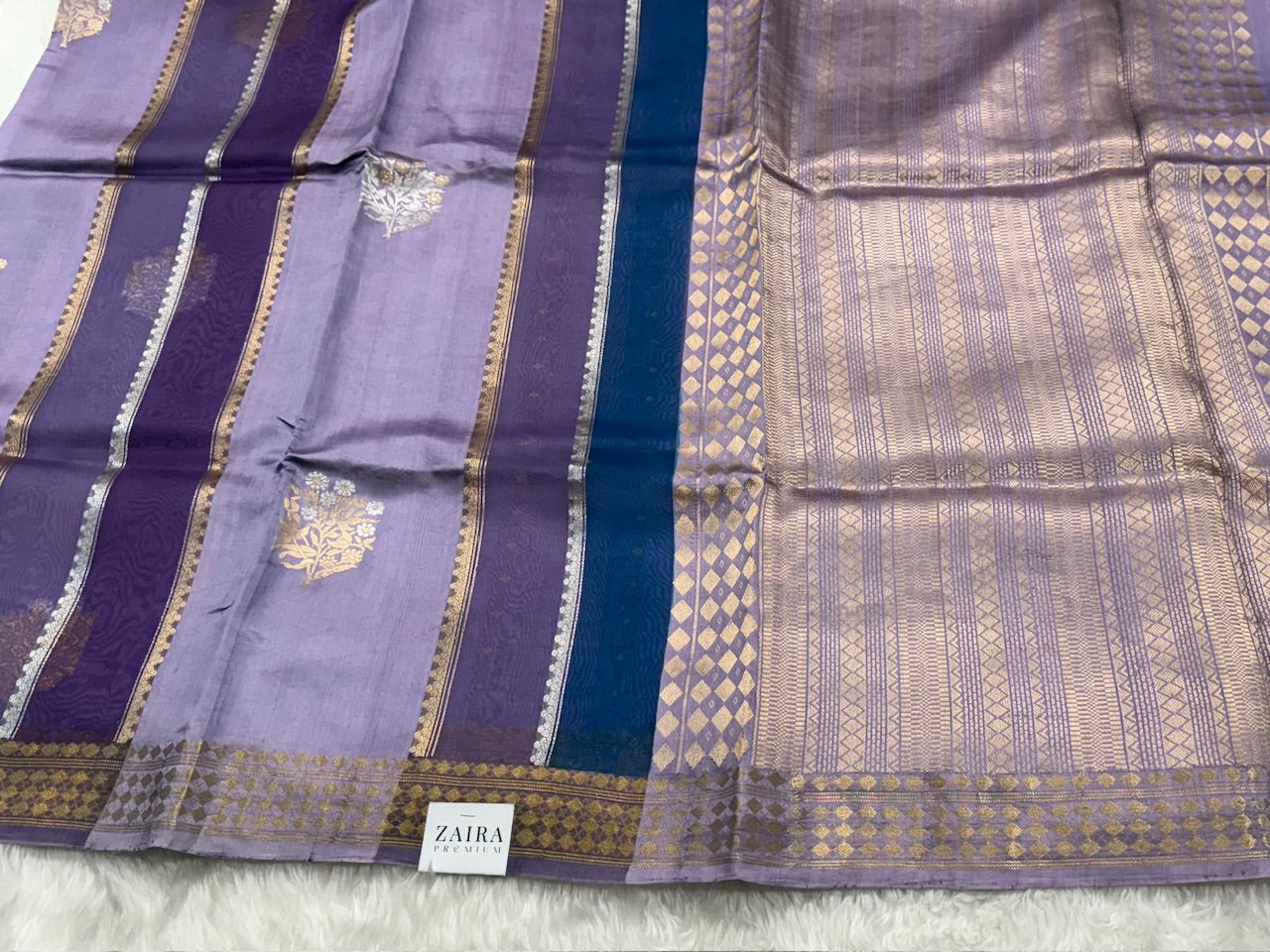 Lavender Purple Rangkat Handwoven Paper Mango Silk