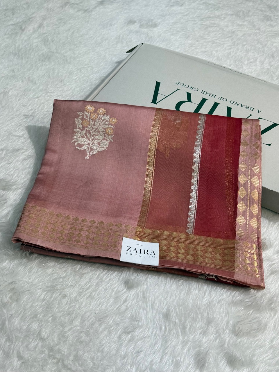 Copper Rose Rangkat Handwoven Paper Mango Silk