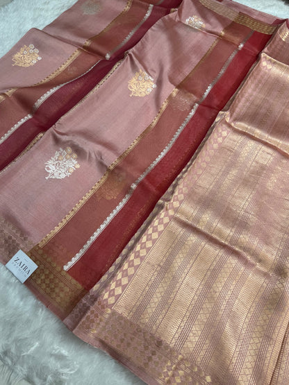 Copper Rose Rangkat Handwoven Paper Mango Silk