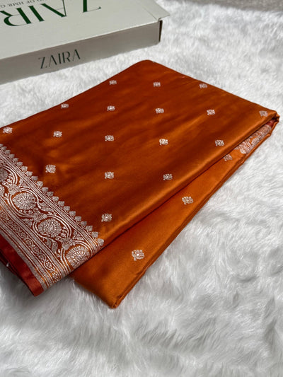 Banarasi Gold Booti Mashru Silk Saree MCS10