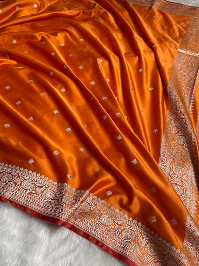 Banarasi Gold Booti Mashru Silk Saree MCS10