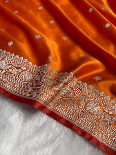 Banarasi Gold Booti Mashru Silk Saree MCS10