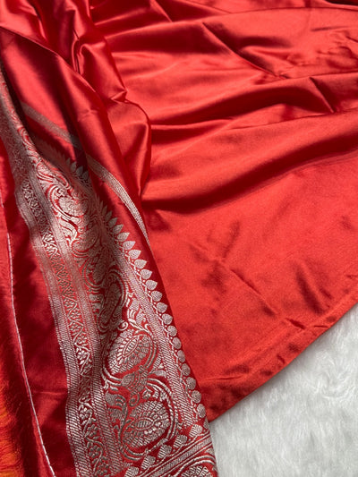 Banarasi Gold Booti Mashru Silk Saree MCS10