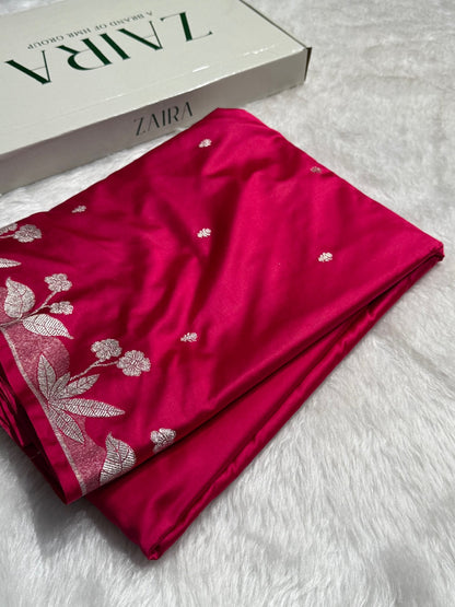 Banarasi Rani Booti Mashru Silk Saree