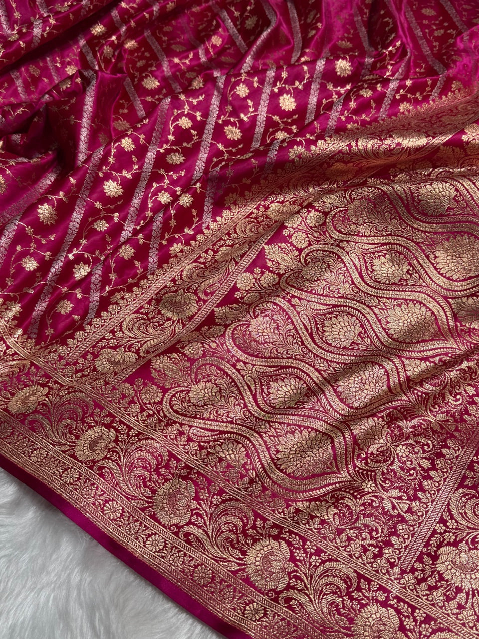 Rani Brocade Soft Katan Silk Saree SK52