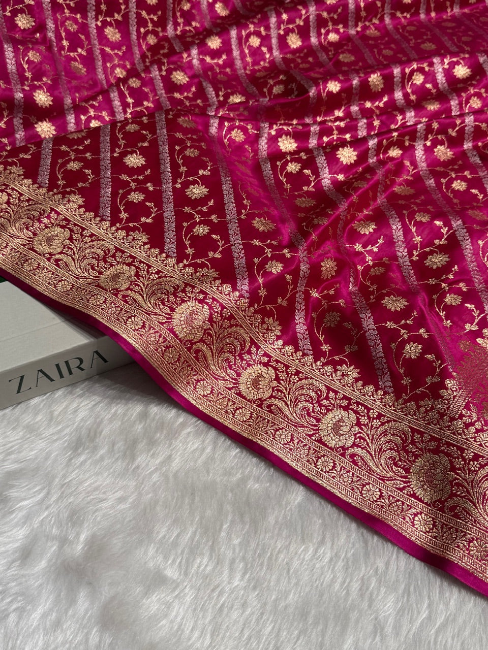 Rani Brocade Soft Katan Silk Saree SK52