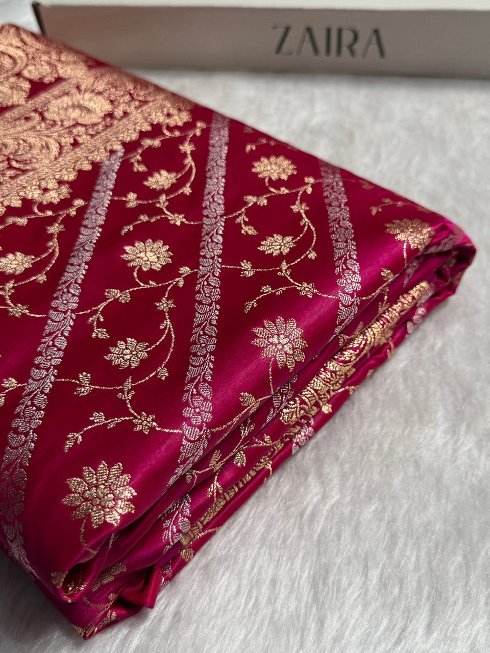 Rani Brocade Soft Katan Silk Saree SK52