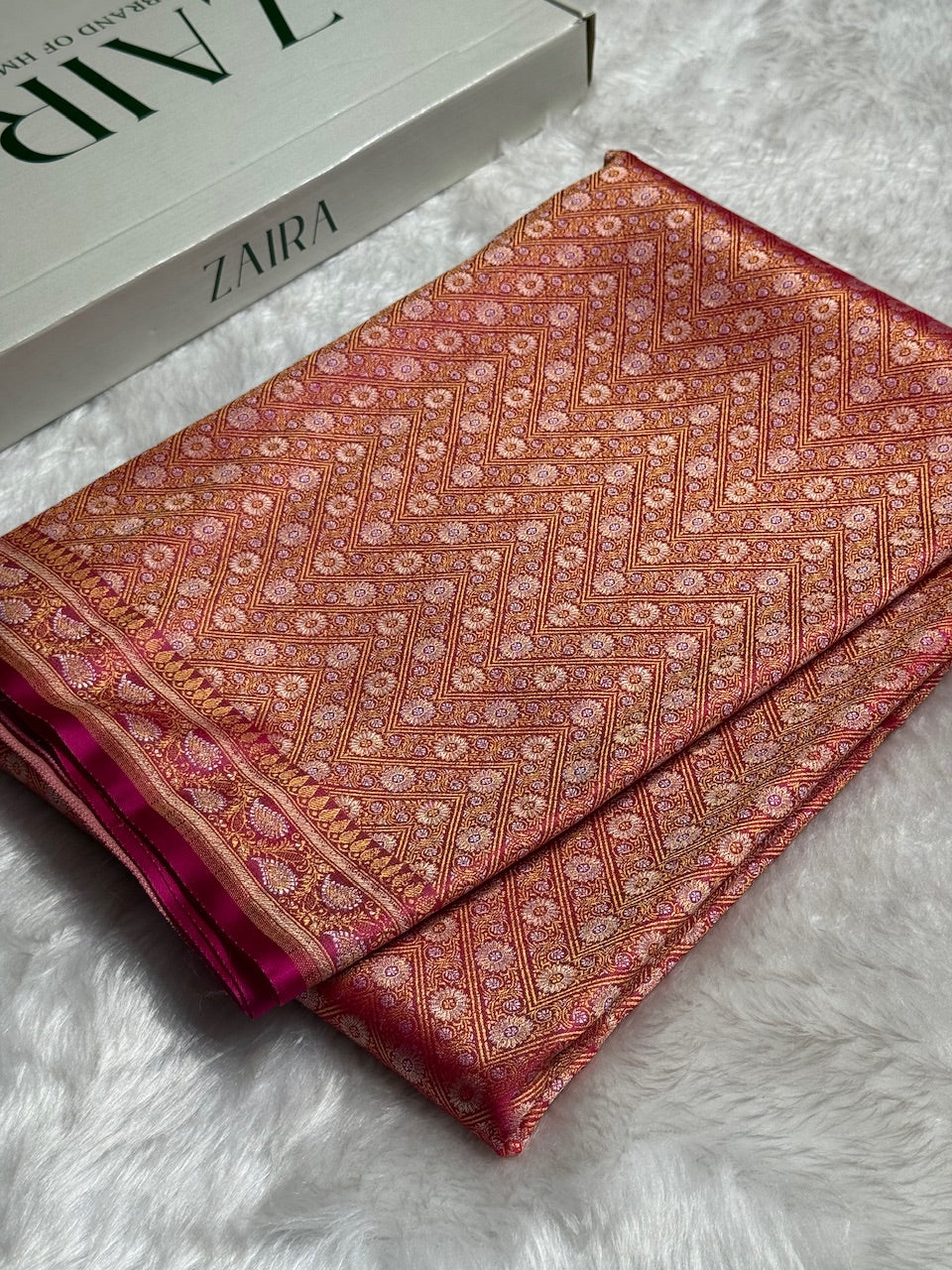 Rani Jamawar Tanchoi Katan Silk Saree SKTM-12