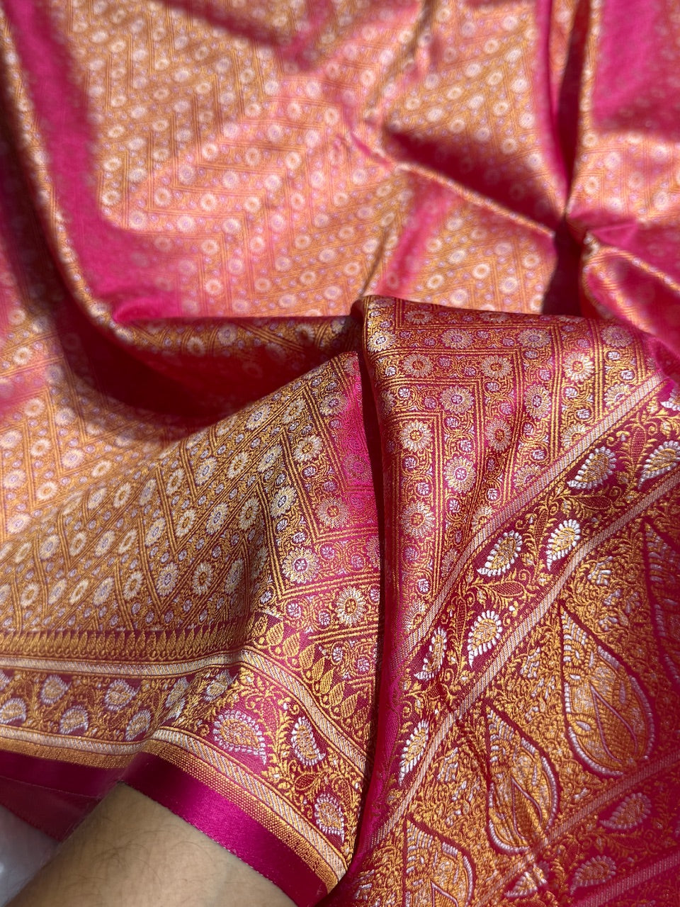 Rani Jamawar Tanchoi Katan Silk Saree SKTM-12