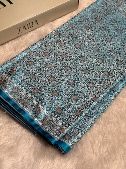 Firozy Jamawar Tanchoi Katan Silk Saree SKTM-14