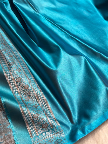 Firozy Jamawar Tanchoi Katan Silk Saree SKTM-14