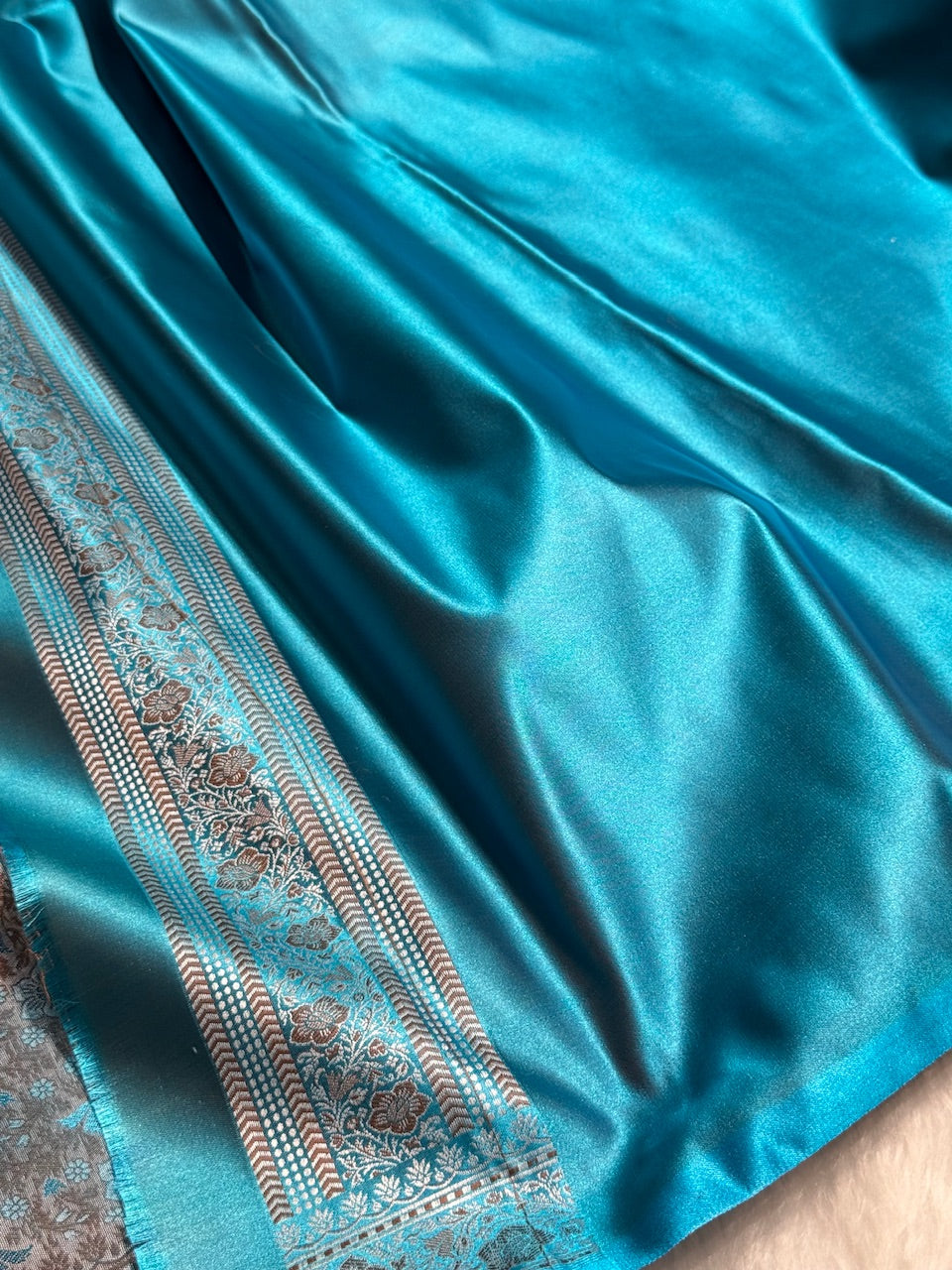 Firozy Jamawar Tanchoi Katan Silk Saree SKTM-14