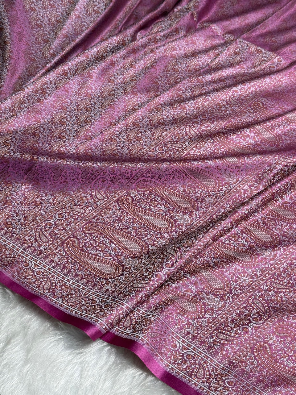 Rani Jamawar Tanchoi Katan Silk Saree SKTM-09