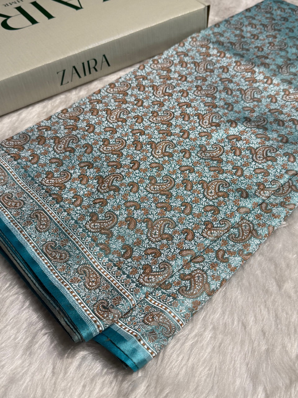Firozy Jamawar Tanchoi Katan Silk Saree SKTM-11