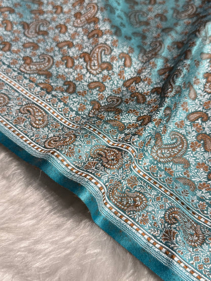 Firozy Jamawar Tanchoi Katan Silk Saree SKTM-11