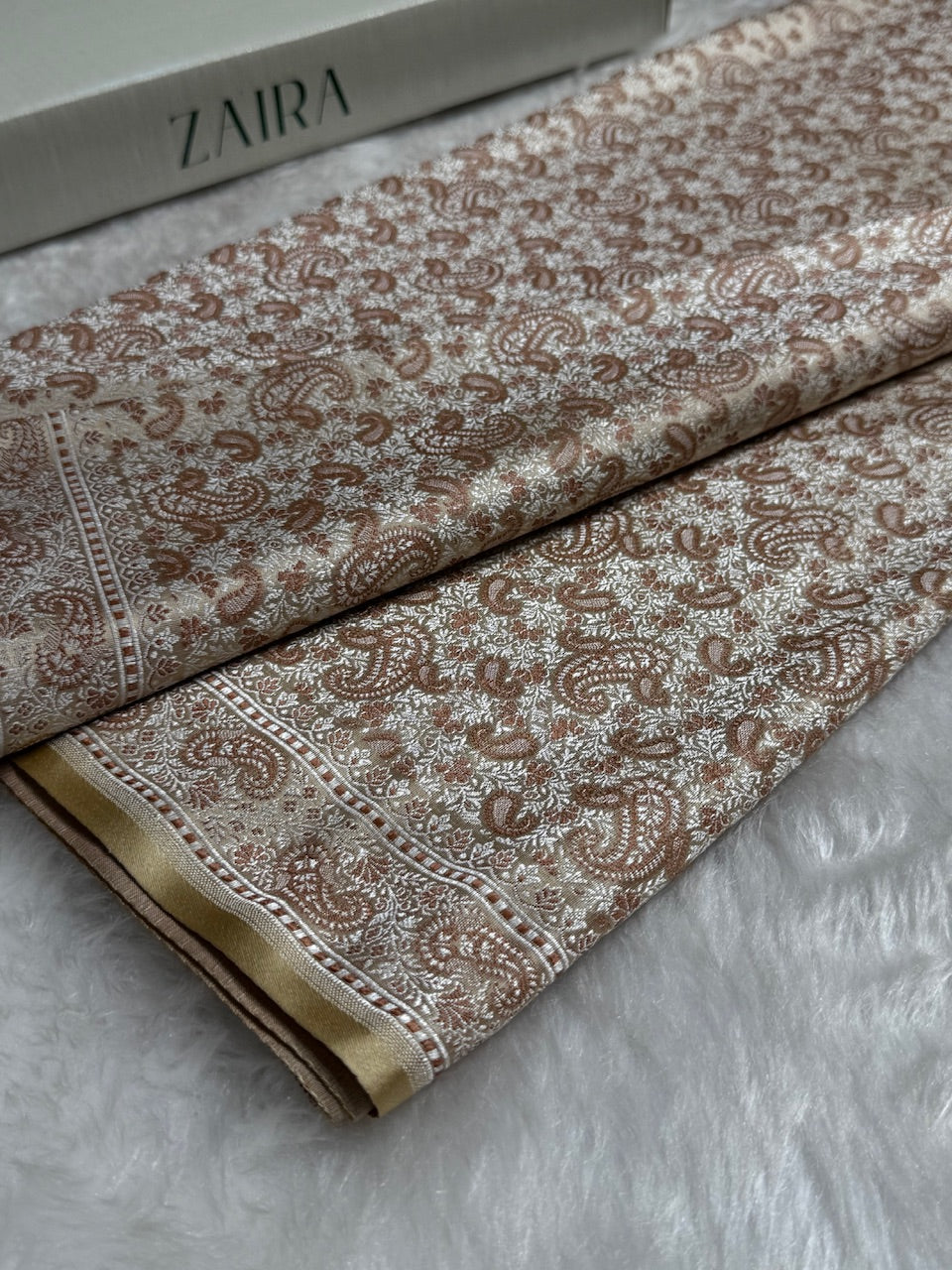 Tusser Jamawar Tanchoi Katan Silk Saree SKTM-11