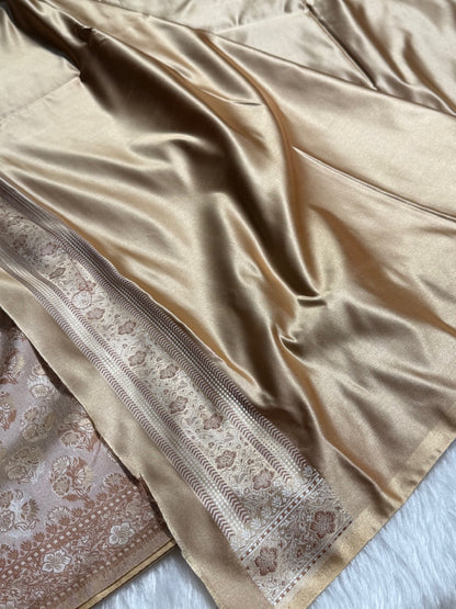 Tusser Jamawar Tanchoi Katan Silk Saree SKTM-10