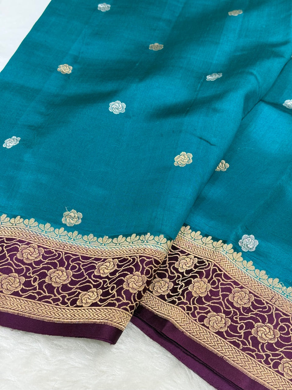 Firozy Shades Meena Boota Handwoven Raw Mango Silk RM-42