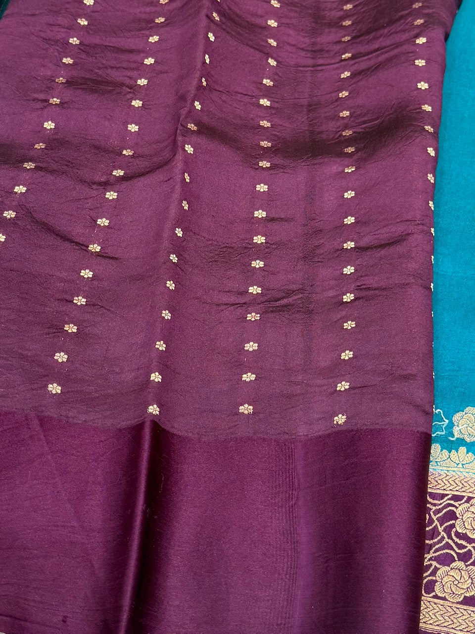 Firozy Shades Meena Boota Handwoven Raw Mango Silk RM-42