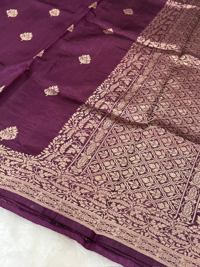 Wine Shades Meena Boota Handwoven Paper Silk RM-31