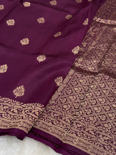 Wine Shades Meena Boota Handwoven Paper Silk RM-31