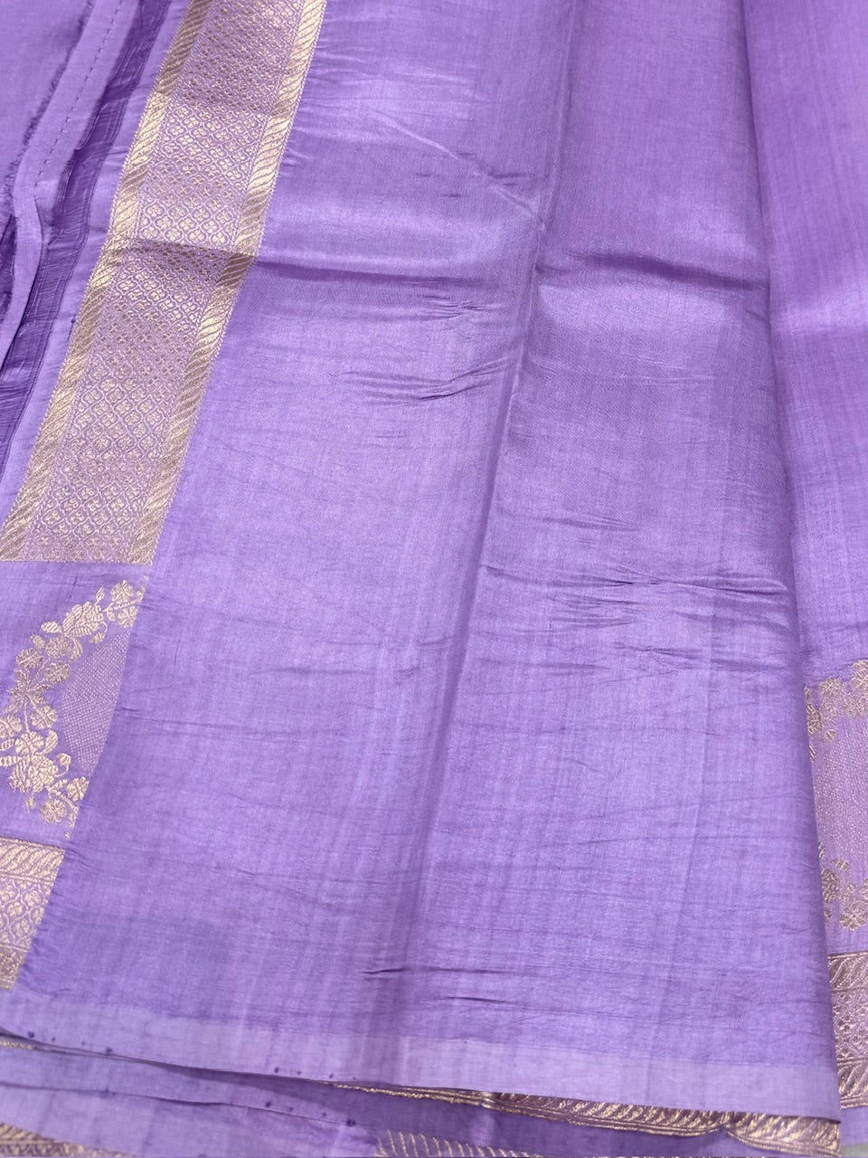 Lavender Shades Meena Boota Handwoven Raw Mango Silk RM-34