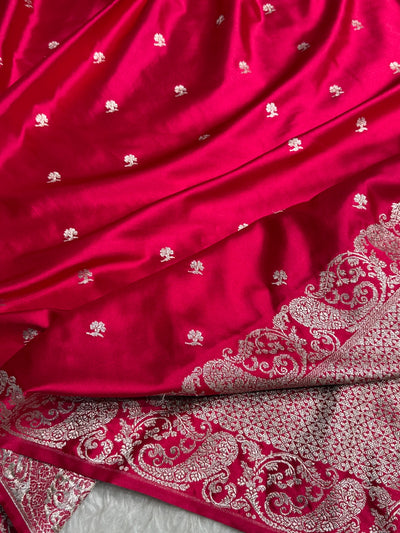 Kairi Border Rani Mashru Silk Saree MCS15
