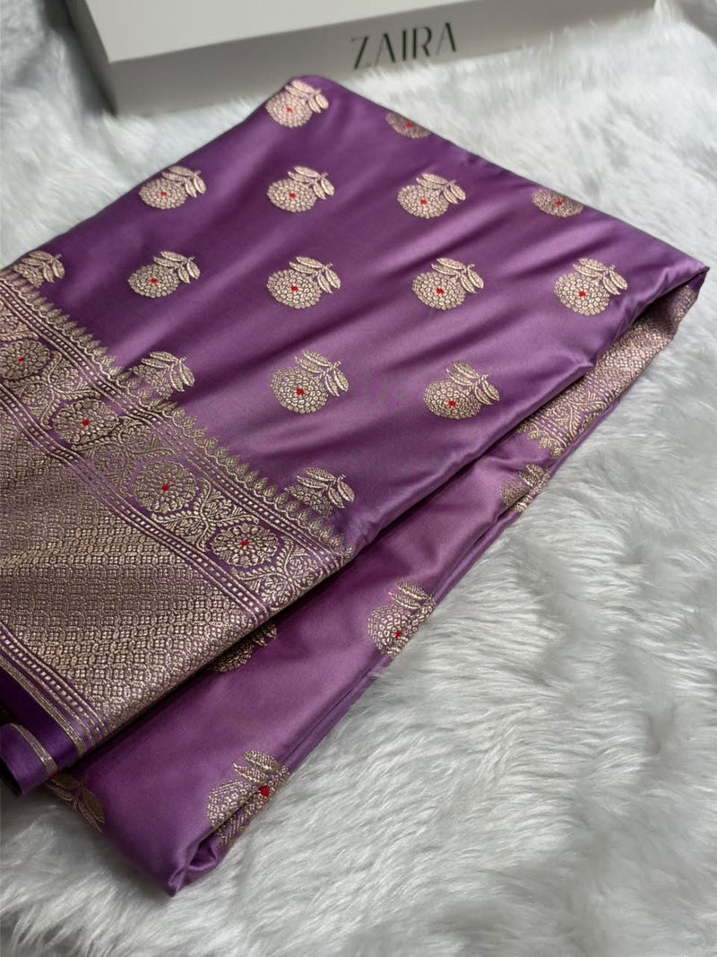 Lavender Shade With Floral Boota MCS108