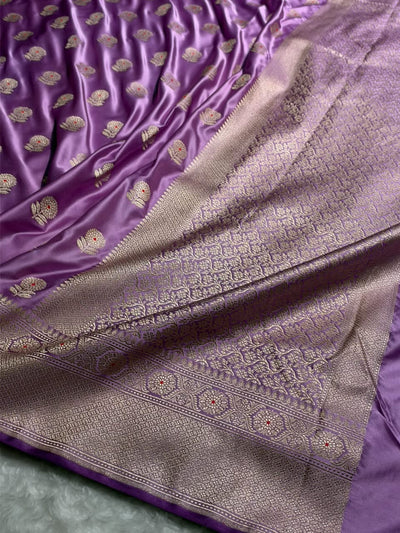 Lavender Shade With Floral Boota MCS108