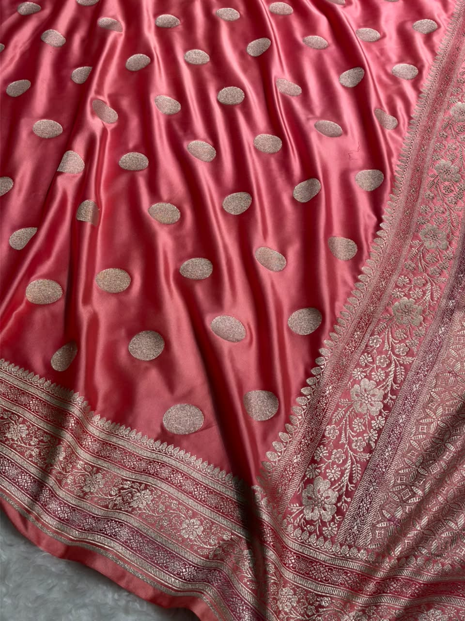 Peach Shade With Polka Dota  Booti MCS107