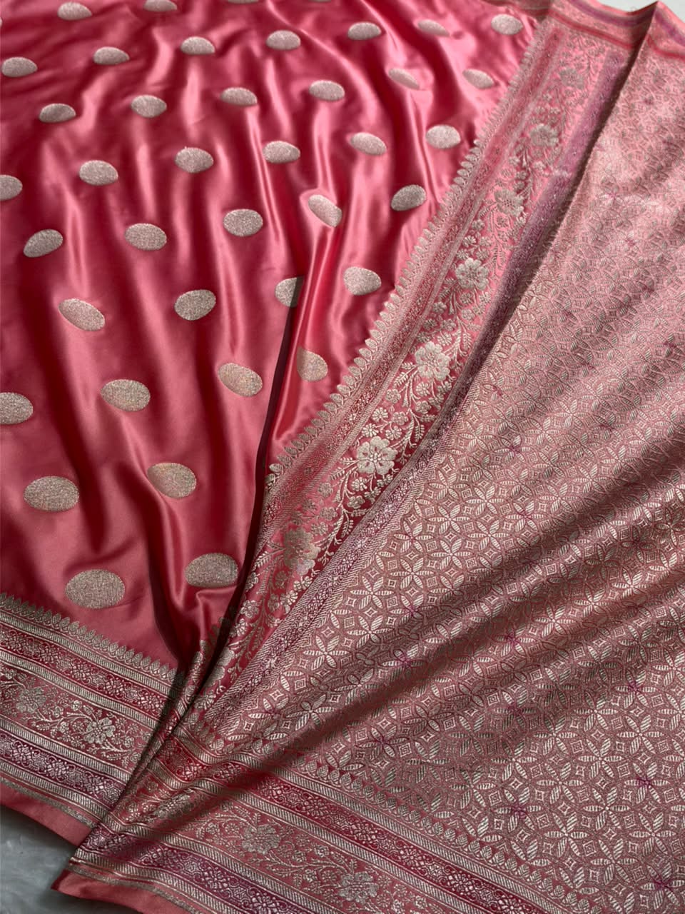 Peach Shade With Polka Dota  Booti MCS107