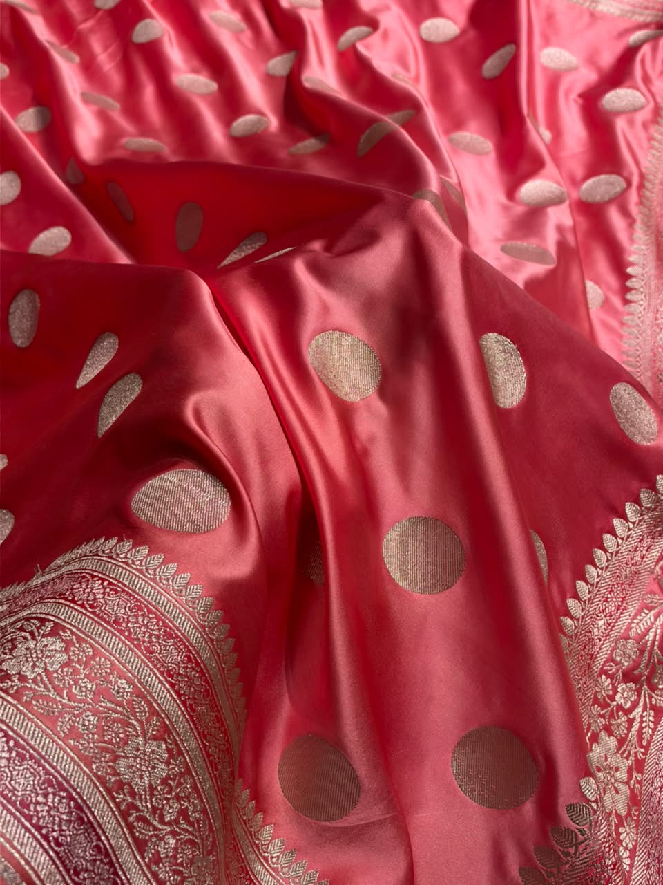 Peach Shade With Polka Dota  Booti MCS107