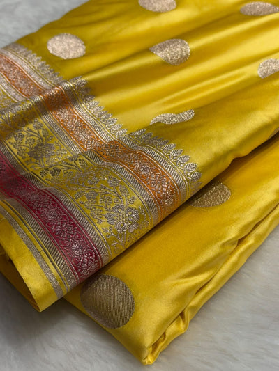 Yellow Shade With Polka Dota  Booti MCS107