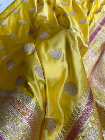 Yellow Shade With Polka Dota  Booti MCS107