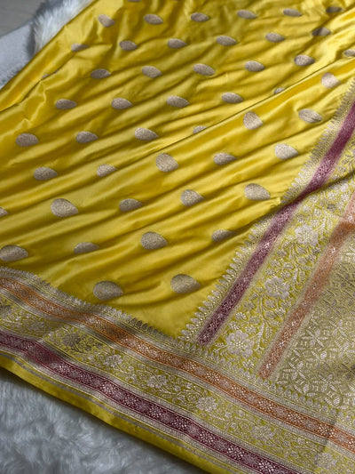 Yellow Shade With Polka Dota  Booti MCS107