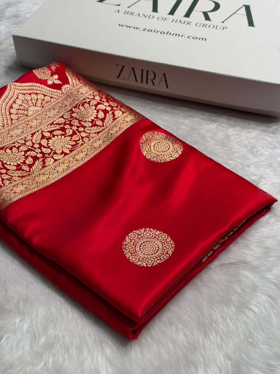 Banarasi Light Weight Satin Silk Red Shades SS67